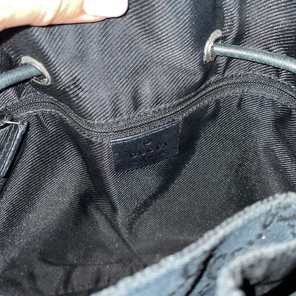 Gucci Drawstring Monogram Hobo Bag - image 5